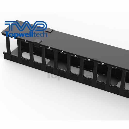 Tipo de dedo Cable Manager Accesorios para Rack